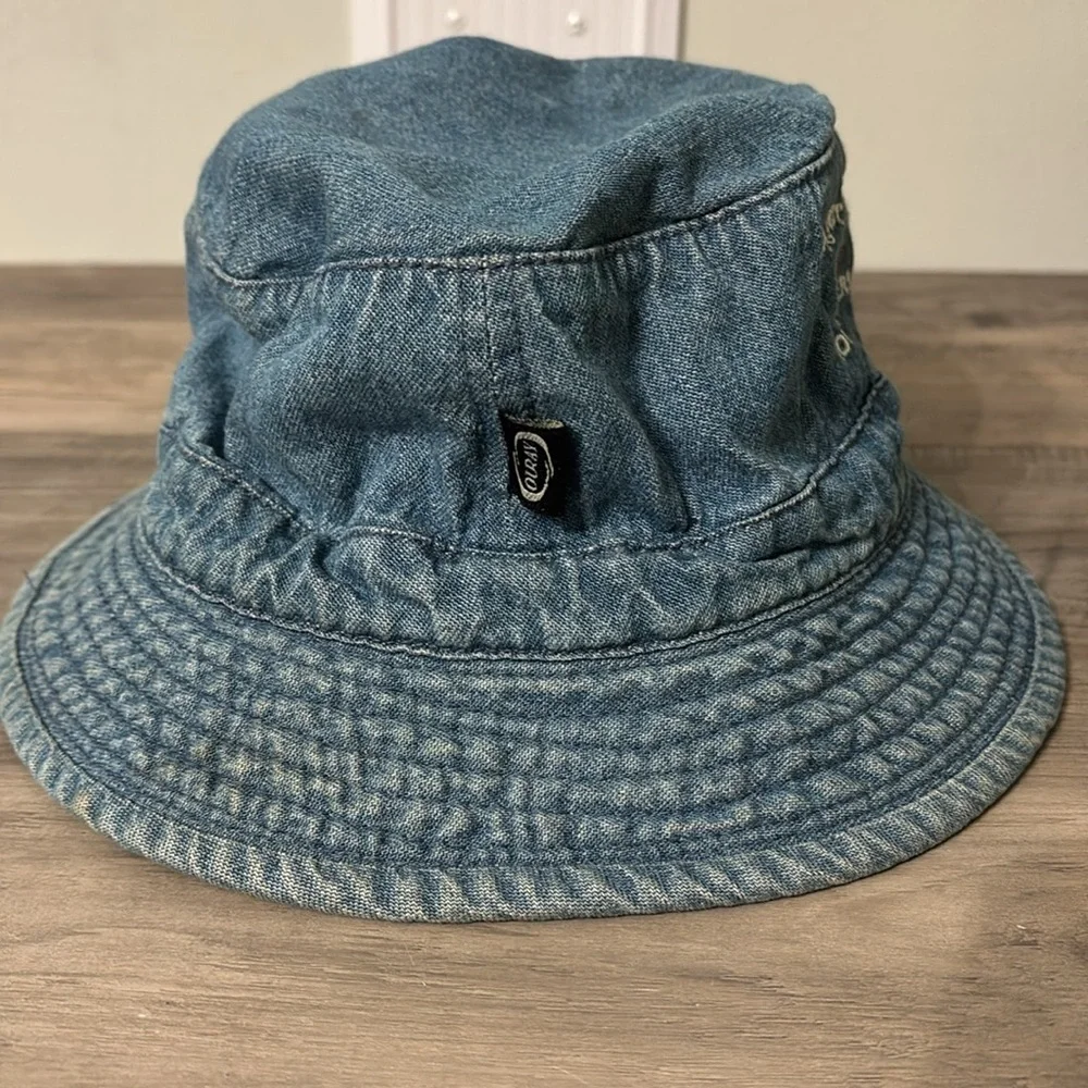 RARE Ouray Ford Motor Company Kids Denim Bucket Hat w/Embroidered Logo PRE OWNED